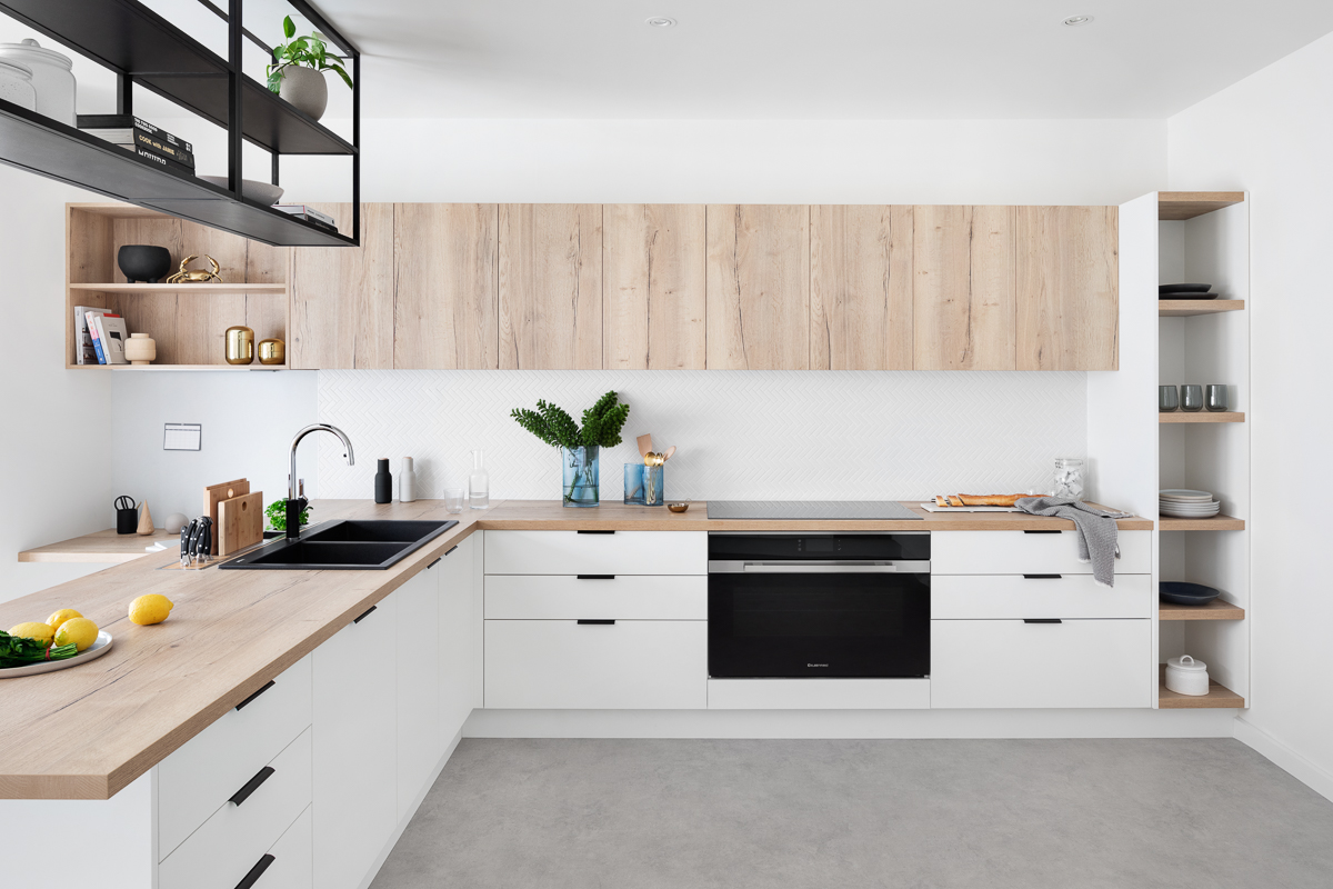 L Shaped Kitchen Design 1