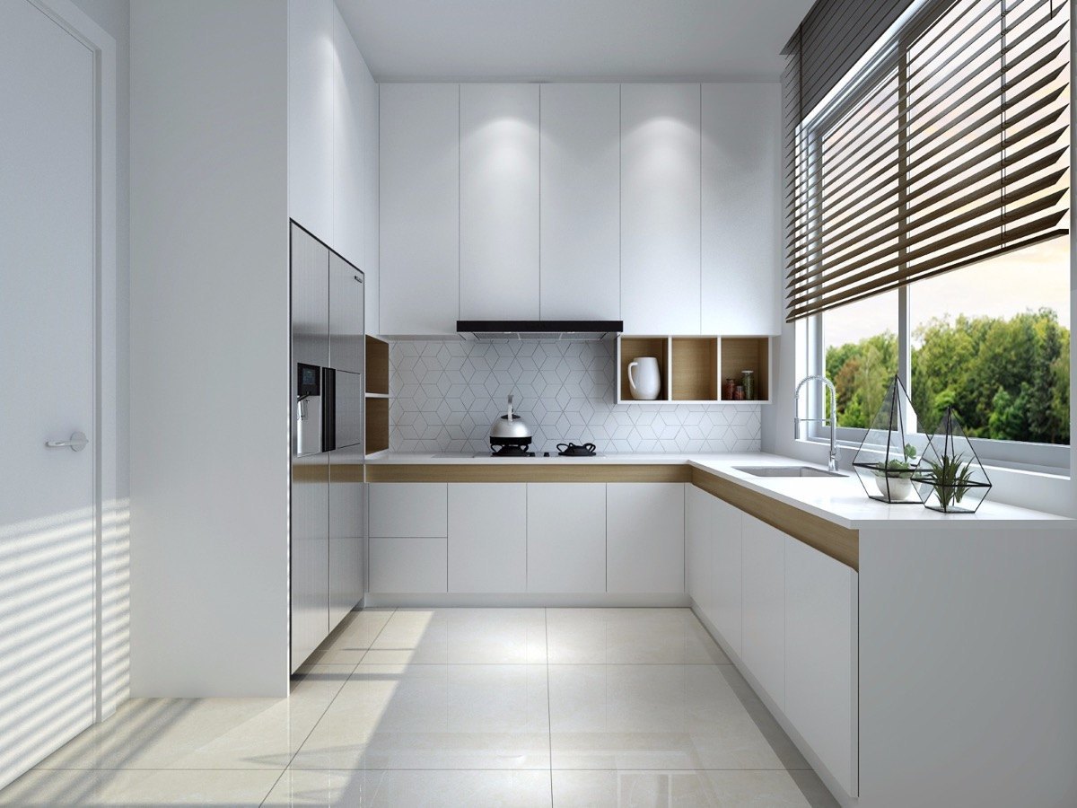 L Shaped Kitchen Design 2